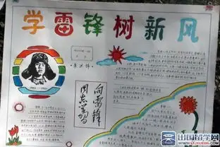 雷锋的手抄报图片