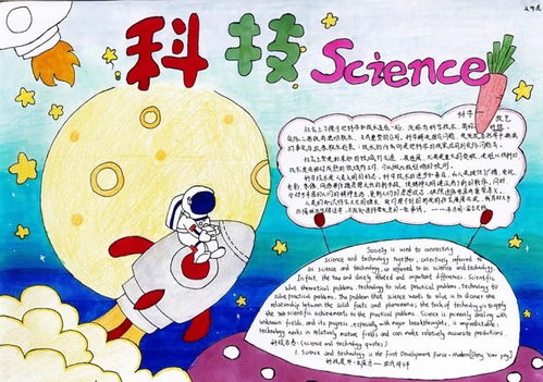 scitechversion一起来制作英语科技手抄报