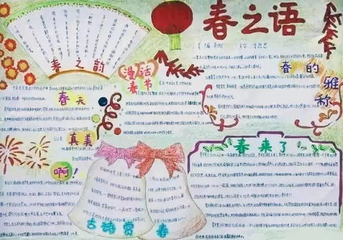 2022虎年寒假手抄报春节祝福语作文好词好句好段,孩子用得上