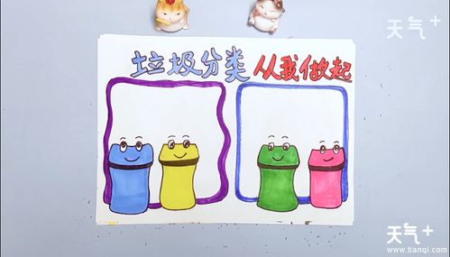 垃圾分类手抄报垃圾分类手抄报怎么画