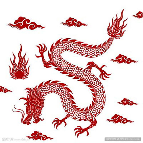 龙年剪纸设计图