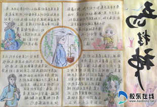 庆五四青年节,栖霞一中举办学生手抄报比赛