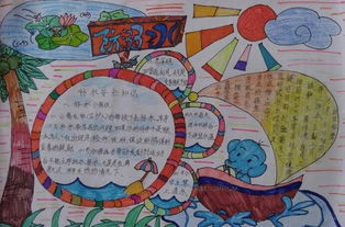 北京小学防溺水手抄报字少一点