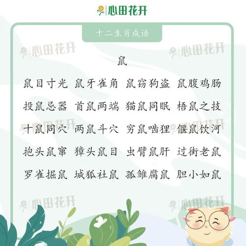 干货190个十二生肖相关成语,打包带走
