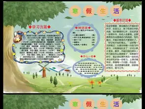 寒假作业读书小报图片素材psd模板下载6.94mb其他大全读书手抄报