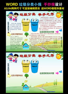 垃圾分类小报图片设计素材高清其他模板下载12.93mb990905201分享环保手抄报大全