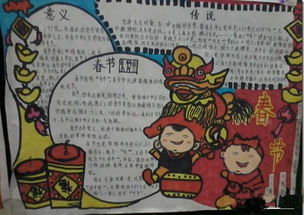 关于新年手抄报图片