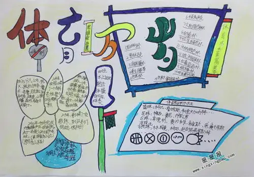 体育手抄报图片大全