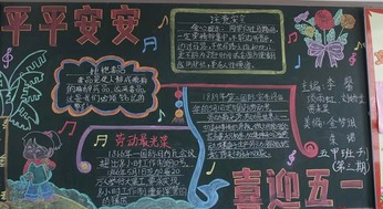 五一劳动节黑板报伟大的决定