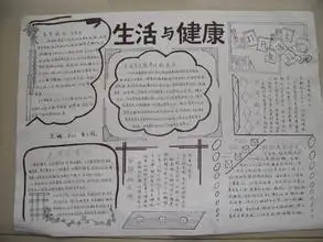有关生活的四年级手抄报带图