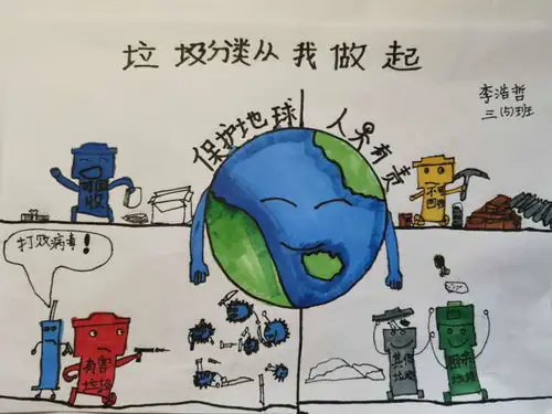 垃圾分类我来学,垃圾分类我能行记三年级垃圾分类主题教育活动