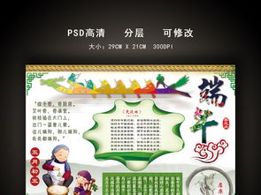 端午节知识小报手抄报模板图片素材psd下载25.87mb端午节手抄报大全节日手抄报