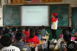 校青协志愿者前往培英学校组织开展学雷锋,树新风主题班会活动