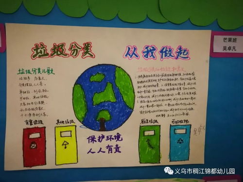 锦都幼儿园垃圾分一分,地球美十分锦都幼儿进行垃圾分类活动