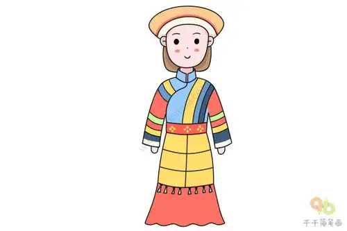 56个民族简笔画大全集,轻松学