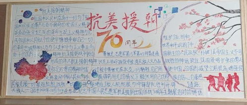 潍坊新纪元综合高中举办抗美援朝70周年主题板报展评活动