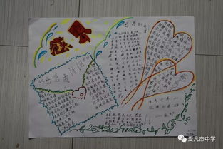爱凡杰中学感恩月学生手抄报二等奖精彩分享