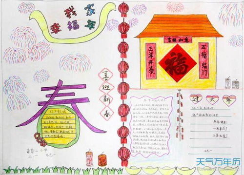 关于春节的手抄报图片2021春节手抄报图片好看又好画
