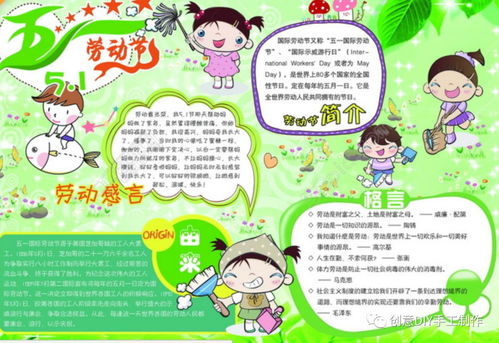 五一劳动节手抄报制作,让孩子真正了解劳动节