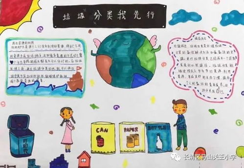 马山关王小学开展垃圾分类进课堂活动