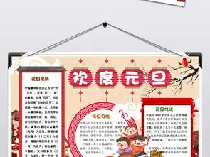 word喜迎元旦小报新年小报元旦快乐迎新年小报手抄报图片模板worddoc设计图下载元旦手抄报大全编号19060571
