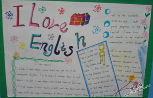 iloveenglish手抄报资料