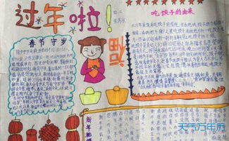 2020春节手抄报模板大全2020最新精美好看的春节手抄报模板