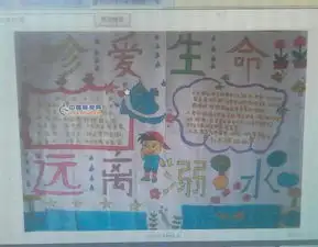 防溺水手抄报图片呀