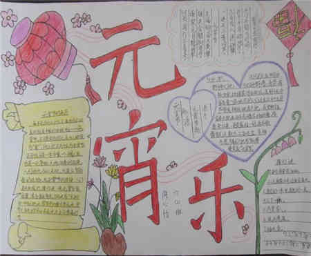 元宵节手抄报元宵节的起源
