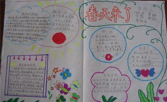 春天来了手抄报设计