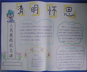 清明节手抄报清明祭祖