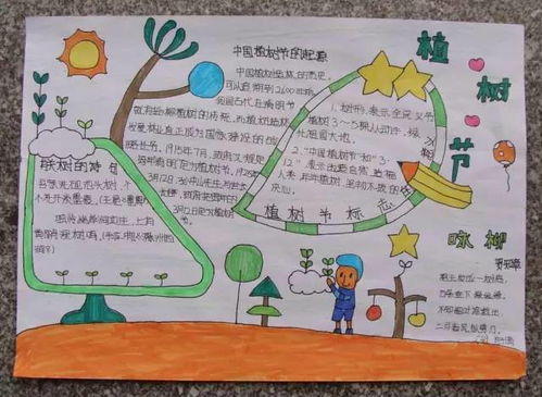 可打印丨3.12植树节文字素材手抄报16年级作文范文,快收藏