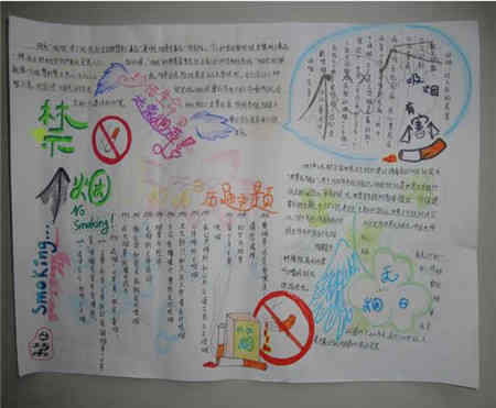 世界无烟日手抄报smokefan