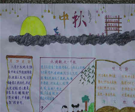 中秋节手抄报中秋节的传说