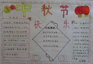 中秋节手抄报中秋那些事