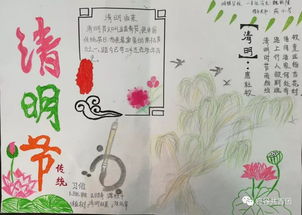 作品展示丨2019年绿色清明文明祭扫主题手抄报比赛获奖作品展示优秀奖