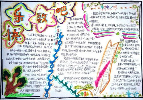 北京小学数学二年级手抄报