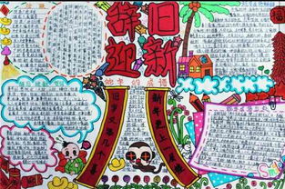迎新年手抄报承德人过新年