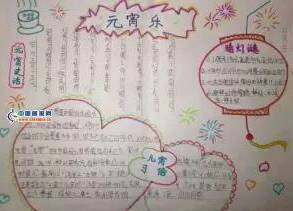 求元宵节手抄报图片