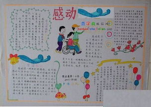 别样的感动手抄报内容