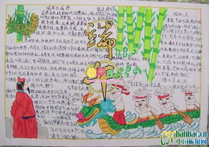关于清明节端午节的手抄报