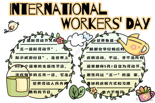 2021年五一劳动节英文手抄报internationalworkersday
