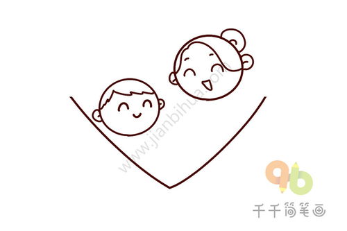 mothersday简笔画图片教程