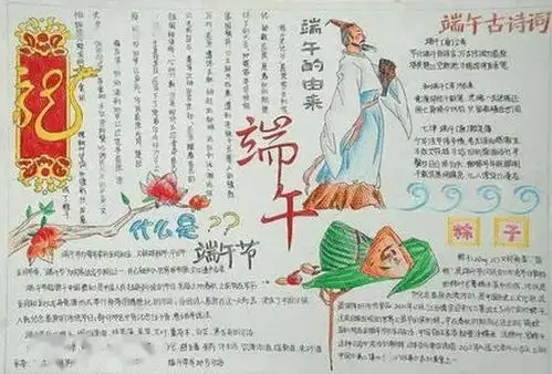 端午节手抄报诗词范文都在这里,快为孩子收藏