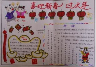 2019春节黑板报样式设计三年级
