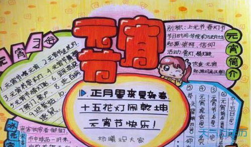 2020元宵节手抄报图片大全元宵节手抄报简单好看2020