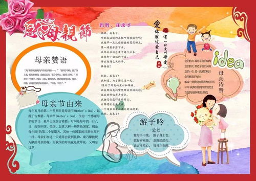 关于母亲节的手抄报贺卡祝福语大全,快给孩子备上