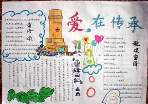 2016年学雷锋手抄报