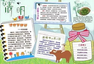 清明节到了,这些经典诗词范文手抄报,孩子肯定用得上