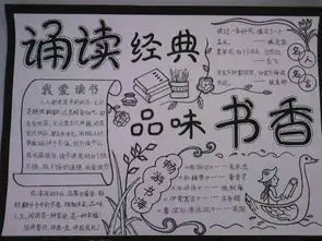 携手经典,浸润墨香手抄报怎么做